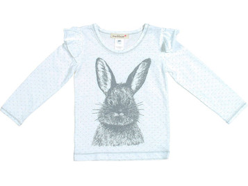 Everbloom Gray Bunny Tee Everbloom Gray Bunny Tee