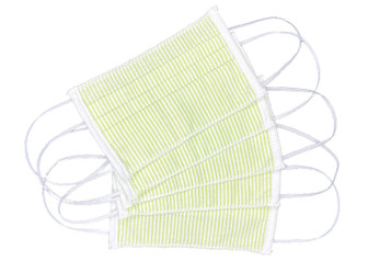 100% Cotton Green Reusable Masks for Adults w/ Filter Pocket 100% Cotton Green Reusable Masks for Adults w/ Filter Pocket