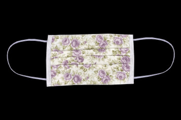 100% Cotton Lilac Floral Reusable Masks for Adults 100% Cotton Lilac Floral Reusable Masks for Adults