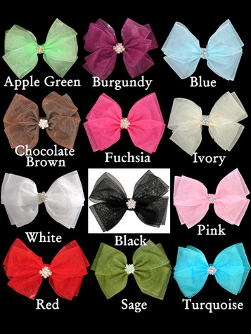 Small Bling French Hair Clip