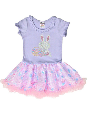 Bunny & Basket Easter Tutu Dress