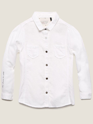 IKKS Button-Up Blouse w/ Bow IKKS Button-Up Blouse w/ Bow