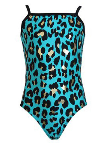 K-Bee Leotards Nylon Bobcat Turquoise Camisole K-Bee Leotards Nylon Bobcat Turquoise Camisole