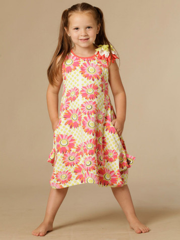 KidCuteTure Mary Coral Dress KidCuteTure Mary Coral Dress
