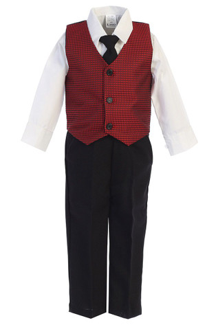 Lito C563 Jacquard Vest & Pants Set Lito C563 Jacquard Vest & Pants Set