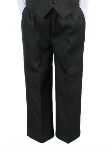 Mojo Boys Charcoal Gray Dress Pants Flat Front Polyester Sizes 27034   28034 Waist  eBay