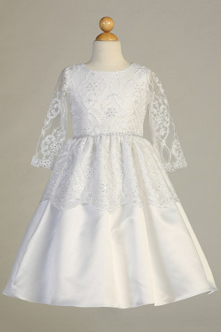 Swea Pea & Lilli SP165 Embroidered Lace w/ Sequin Tulle Dress Swea Pea & Lilli SP165 Embroidered Lace w/ Sequin Tulle Dress