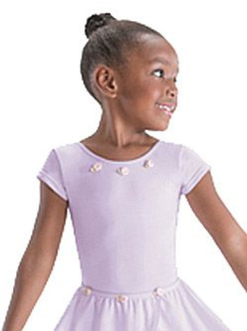 Motionwear Violette Bow Back Cap Sleeve Leotard Motionwear Violette Bow Back Cap Sleeve Leotard