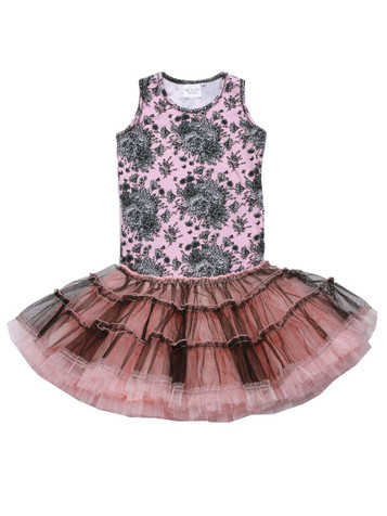 Ooh! La La! Couture Black/Pink Toile Poufy Dress Ooh! La La! Couture Black/Pink Toile Poufy Dress