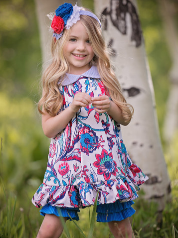 Persnickety Wildflower Rose Tunic - Pink Princess
