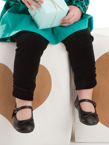 rabbitmoon Black Velour Leggings w/ Side Gathers rabbitmoon Black Velour Leggings w/ Side Gathers