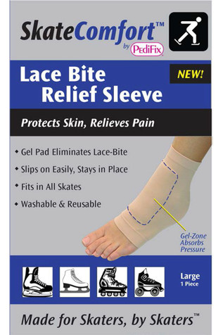 Skate Comfort By PediFix SC1408 Lace Bite Relief Sleeve Skate Comfort By PediFix SC1408 Lace Bite Relief Sleeve