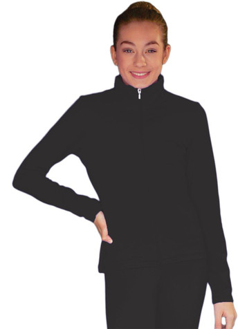 ChloeNoel Black Fleece Jacket w/ Thumb Holes &  Custom Crystal Design ChloeNoel Black Fleece Jacket w/ Thumb Holes &  Custom Crystal Design