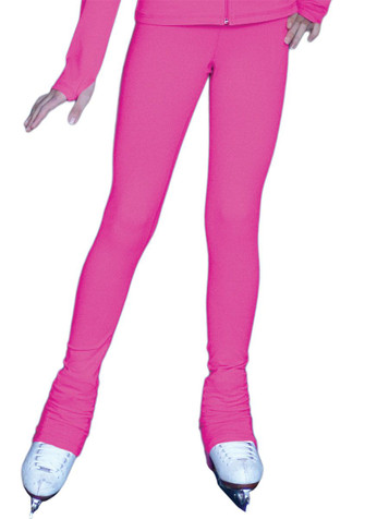 Fuchsia ChloeNoel Solid Over The Heel Elite Skating Pants w/ Front Pocket & Swarovski Crystal Block Fuchsia ChloeNoel Solid Over The Heel Elite Skating Pants w/ Front Pocket & Swarovski Crystal Block