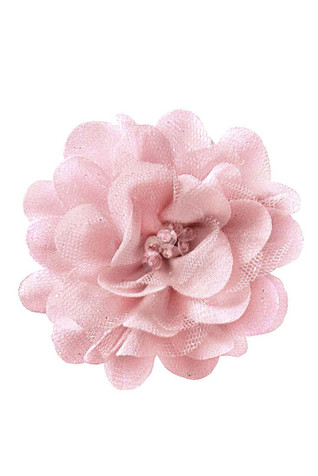 Bows Arts Mauve Mini Sparkle Chiffon Flower Bows Arts Mauve Mini Sparkle Chiffon Flower