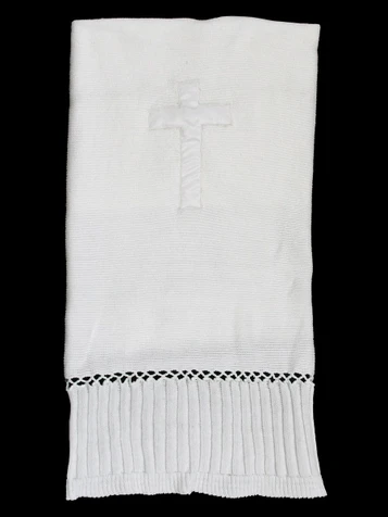 Baby's Trousseau Cross Shawl