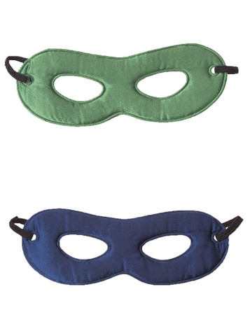 Little Adventures Navy & Green Hero Mask Set Little Adventures Navy & Green Hero Mask Set