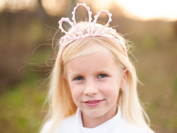 Lilac Ribbon Princess Playtime Tiara - Pink Princess