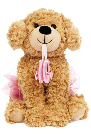 Dasha Designs 6277 Dance Puppy w/ Ballet Shoes-FINAL SALE Dasha Designs 6277 Dance Puppy w/ Ballet Shoes-FINAL SALE