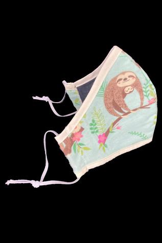 Sloth Print 2-Ply Adult Face Mask Sloth Print 2-Ply Adult Face Mask