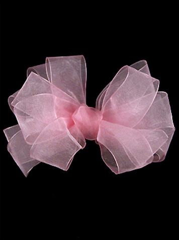 Ribbon Bow Hair Clips 2pc - A New Day™ Pink/Red