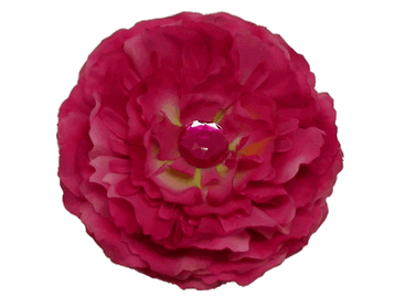 Fuchsia Large Peony Clip Fuchsia Large Peony Clip