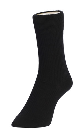 Little Gents Boys Black Cotton Socks