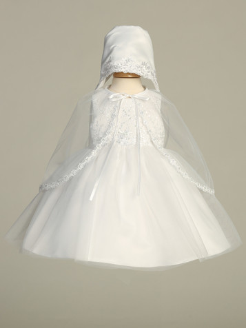 Swea Pea & Lilli 2250 Embroidered Tulle Dress w/ Cape Swea Pea & Lilli 2250 Embroidered Tulle Dress w/ Cape