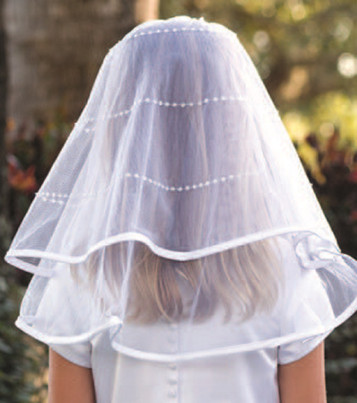 Sarah Louise Sparkle Veil w/ Flower Comb Sarah Louise Sparkle Veil w/ Flower Comb