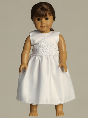 Swea Pea & Lilli SP740Z Embroidered Tulle w/ Sequins Doll Dress