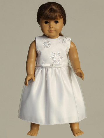 Swea Pea & Lilli SP745Z Embroidered Tulle w/ Sequins & Pearls Doll Dress