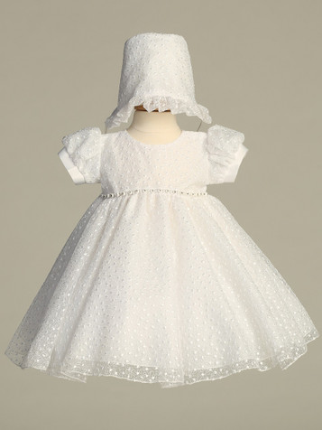 Swea Pea & Lilli HEIDI Embroidered Tulle Dress w/ Rhinestone Trim