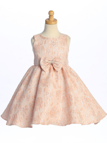 Blossom Father- Daughter BL263 Blush Jacquared Dress