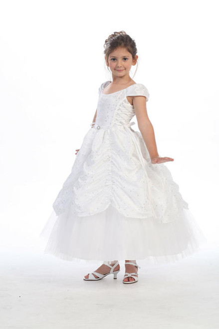 Amazon.com: Girls Blue Cinderella Tulle Princess Ball Gowns Kids Pageant  Communion Girls Dresses: Clothing, Shoes & Jewelry