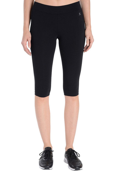 danskin 2096 black essentials capri legging 28 39942.1626283506