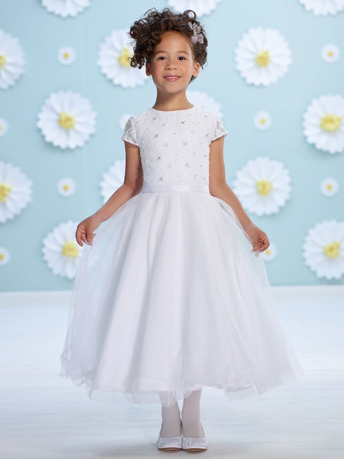 Flower tulle blouse 【White】 file.jpg