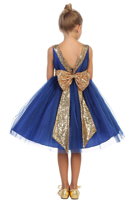 Royal Blue Ballgown Dress for Little Girls – Mia Bambina Boutique