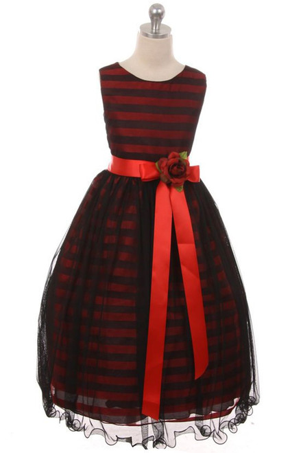 Cordelia Striped Ribbon Dress 2色 Cordelia Striped Ribbon Dress