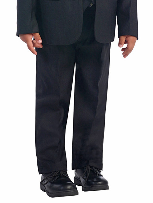 Boys Black Dress Pants - Size: 12H | Pink Princess