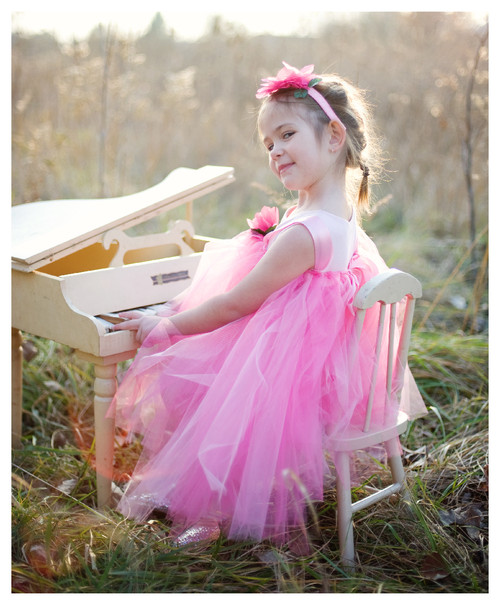 Fluffy Fairy Tulle w/ Headband - Pink Princess display picture 3