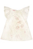 Biscotti 100 Ivory Blooming Romance Flutter Sleeve Dress - Final Sale