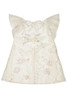 Biscotti 100 Ivory Blooming Romance Flutter Sleeve Dress - Final Sale
