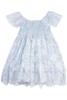 Biscotti 133 Blue Spring Gardens Embroidered Lace w/ Smocked Bodice Biscotti 133 Blue Spring Gardens Embroidered Lace w/ Smocked Bodice