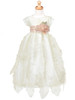 Blossom Ivory Organza Dress w/ Petals Skirt