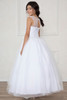 Calla Collection KY201 White Jeweled Illusion Bodice Tulle Ball Gown Calla Collection KY201 White Jeweled Illusion Bodice Tulle Ball Gown
