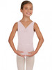 Capezio Pink V-Neck Pinch Front Leotard W/ Belt-FINAL SALE Capezio Pink V-Neck Pinch Front Leotard W/ Belt-FINAL SALE