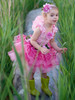 Dark Pink Fairy Blossoms Dress w/ Wings & Headband Dark Pink Fairy Blossoms Dress w/ Wings & Headband