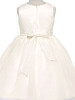 Ivory Organza Dress w/ Beaded Bodice & Rhinestone Sash Ivory Organza Dress w/ Beaded Bodice & Rhinestone Sash