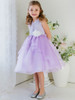 Lilac Double Layered Organza Dress w/ Embroidered Bodice Lilac Double Layered Organza Dress w/ Embroidered Bodice