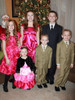 Pink/Fuchsia Tri-Color Layered Satin Bubble Dress Pink/Fuchsia Tri-Color Layered Satin Bubble Dress